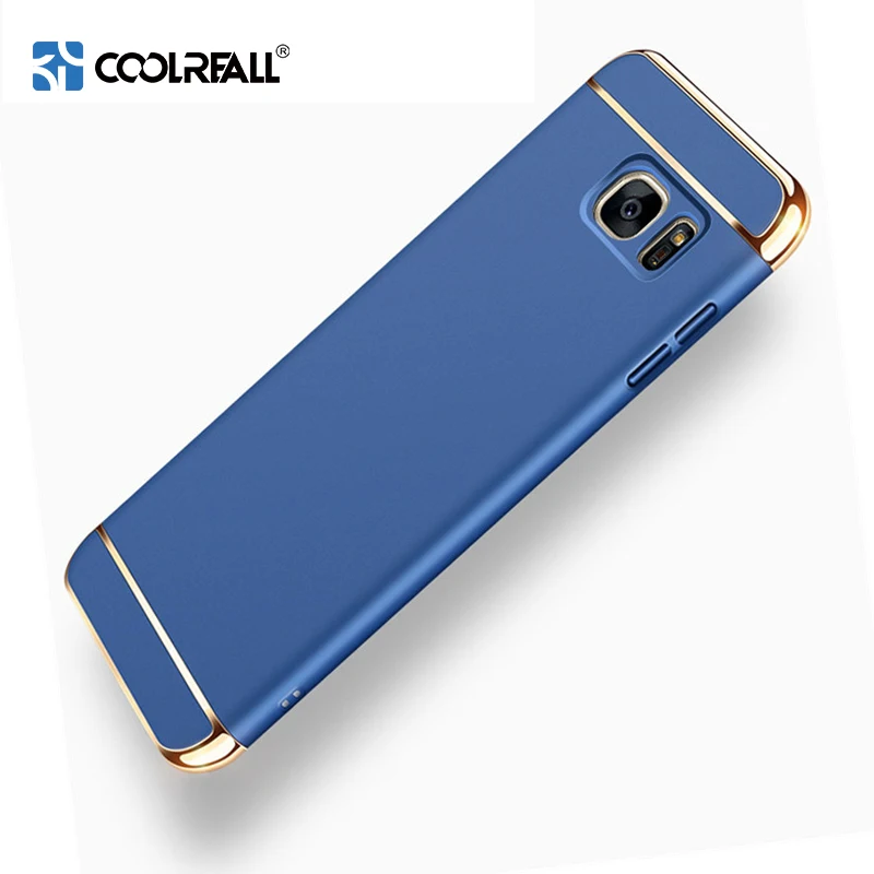 Супер тонкий Оригинальный чехол для Samsung S7 Edge Роскошные Покрытие
