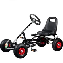 Детские самокаты с педалью Go Kart популярная детская четырехколесная тележка, балансировочная машина для езды на автомобилях для тренировок на открытом воздухе