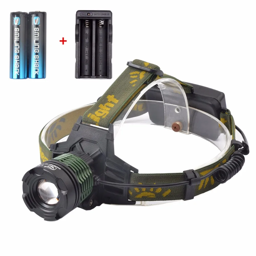 Brightest 2000 Lumens Adjustable Focus Zoomable CREE T6 LED Headlamp 3
