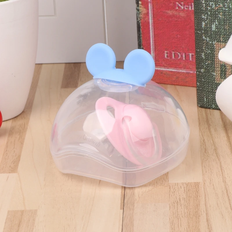 Pacifier Storage Box Nipple Dustproof Cover Outdoor Portable Soother Case Holder fr024in Nipple