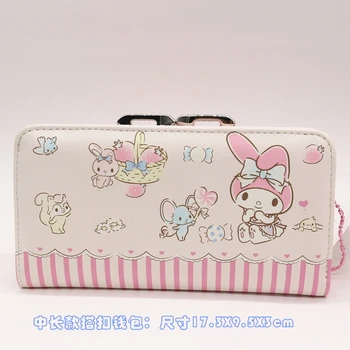 

2018 News Genuine my melody purse money wallet High quality PU European and American style long wallet male
