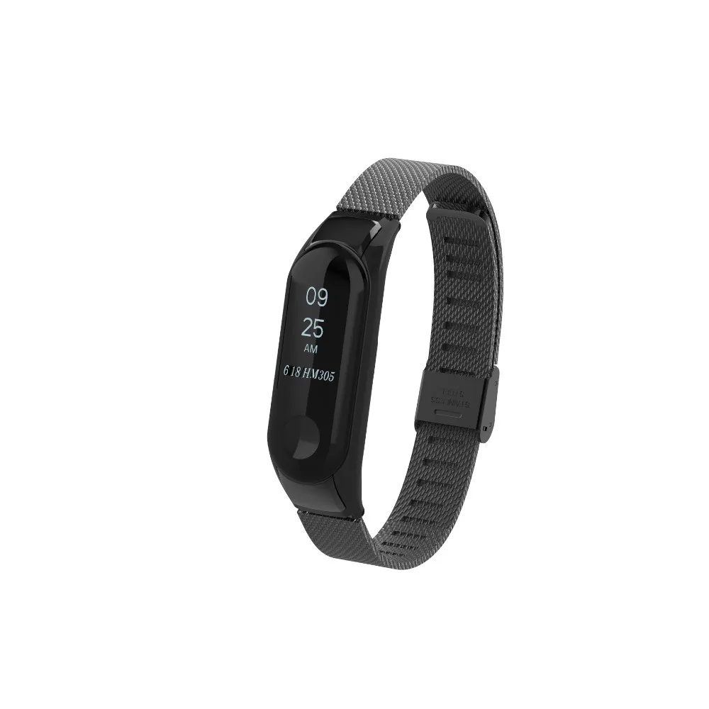Браслет Mi Band 3 для xiaomi ремешок на запястье металлический band3 браслет из