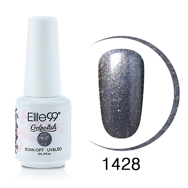 Elite99 8 мл гель для ногтей УФ светодиодный Гель-лак для ногтей впитывающийся полустойкий Гель-лак штамповка Гибридный Гель-лак для ногтей Lucky Ink - Цвет: 1428
