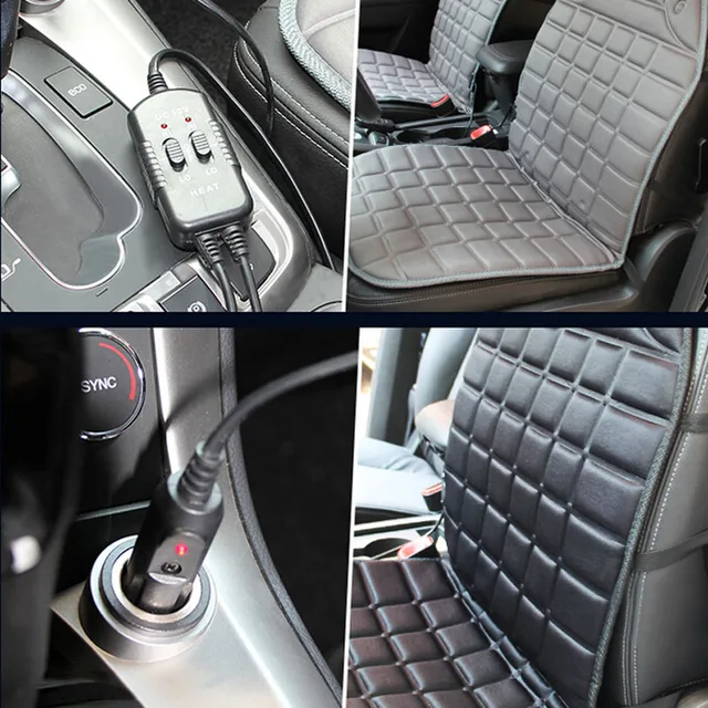 12V Heated Car Seat Cushion Cover Seat ,Heater Warmer , Winter Household Cushion cardriver heated seat cushion -