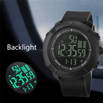 

2019 Outdoor Luxury Men Analog Digital Military Army Sport LED Waterproof Wrist Watch Boy Sport Electronics Males Clock Relogio