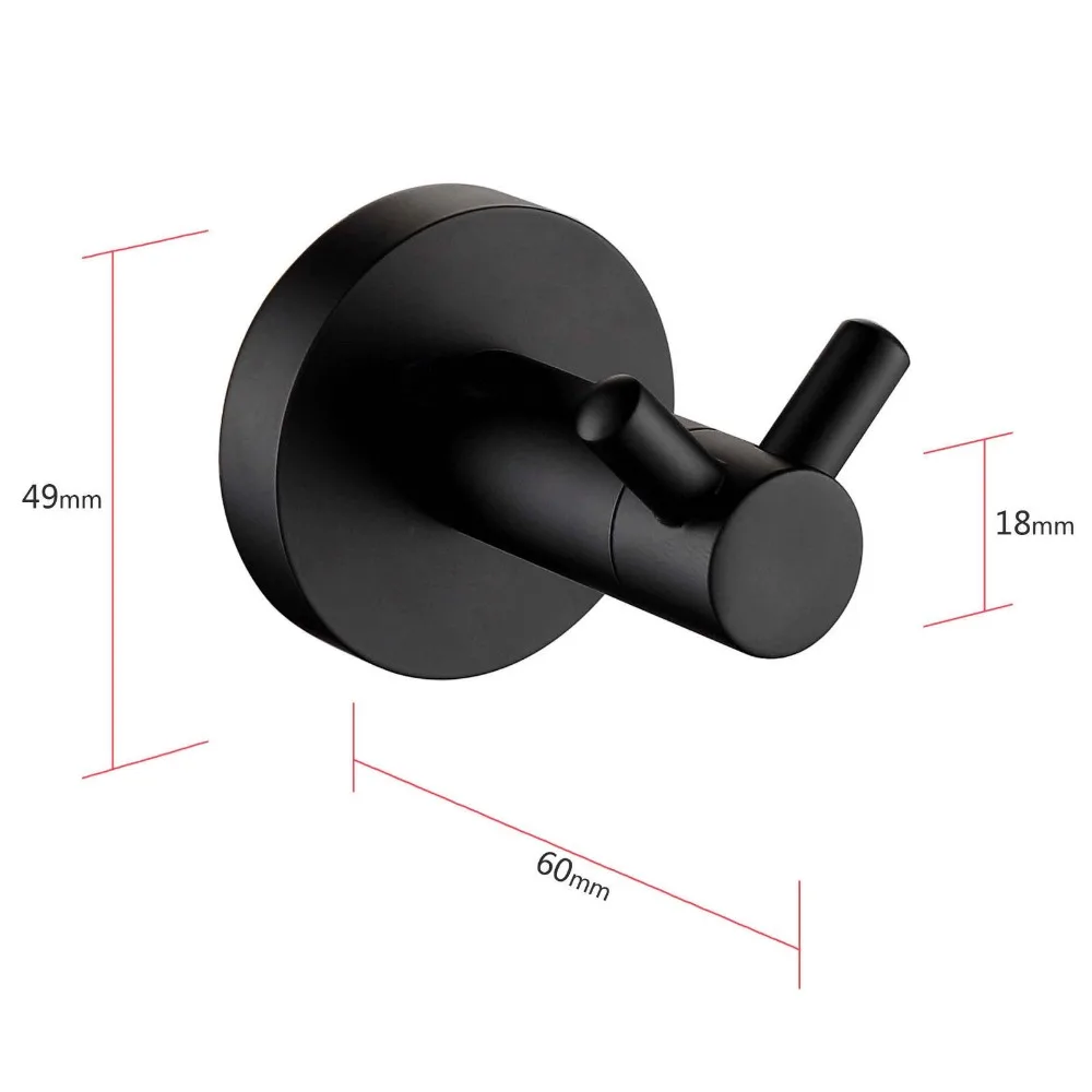 Günstige Smesiteli Großhandel Und Promotions Badezimmer Wasserhahn Zubehör 100% Kupfer Wand Montiert Robe Haken Handtuch Haken Runde Stil