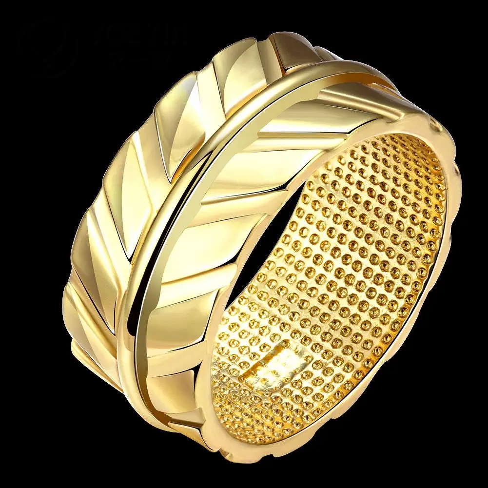 Новое поступление золотого цвета кольцо для Женское Обручальное украшение anel masculino модное свадебное ювелирное изделие поставщик