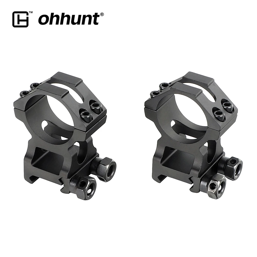Ohhunt Rock-Solid 25,4 мм 30 мм охотничье Крепление прицела винтовки Picatinny Weaver кольцо-Крепление прицела с верхней направляющей для AK 47 AR15