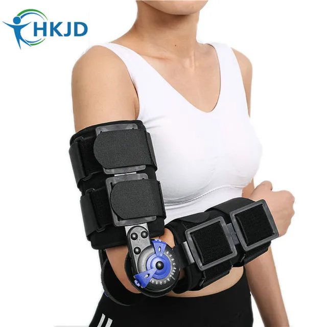 41CM Medical Arm Brace Angle Adjustable Hinge Elbow Support Brace For