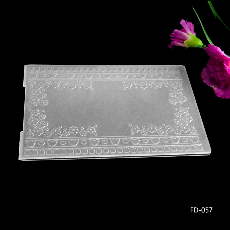 

Flowers Frame Plastic Embossing Folders for DIY Scrapbooking Paper Craft/Card Making Decoration Supplies