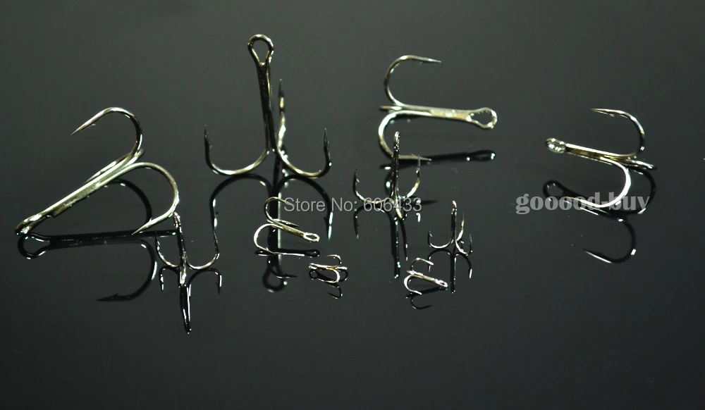 20PCS Hight quality Fishing Fish Treble hooks Baits Fishhook Tackle 5/0