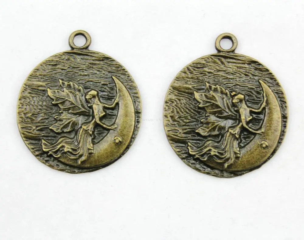 3 шт. бронзовые подвески для богини луны 38 х45 мм|alloy charms|fairy charmbronze antique |