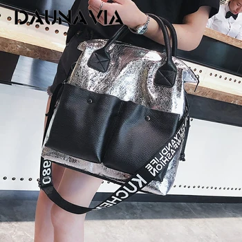 

DAUNAVIA Women Handbag Famous Designer Messenger Bag bolsa Female luxury Winter New Shoulder Bags Crossbody bags for women 2019