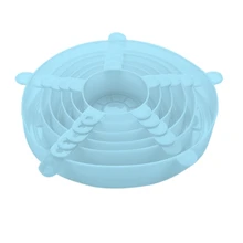 6 шт. многоразовый силикон обертывание уплотнение сохранение продуктов в свежем состоянии Чехлы для пищевых продуктов крышка крышки стрейч вакуумная пищевая обертка кухонные инструменты