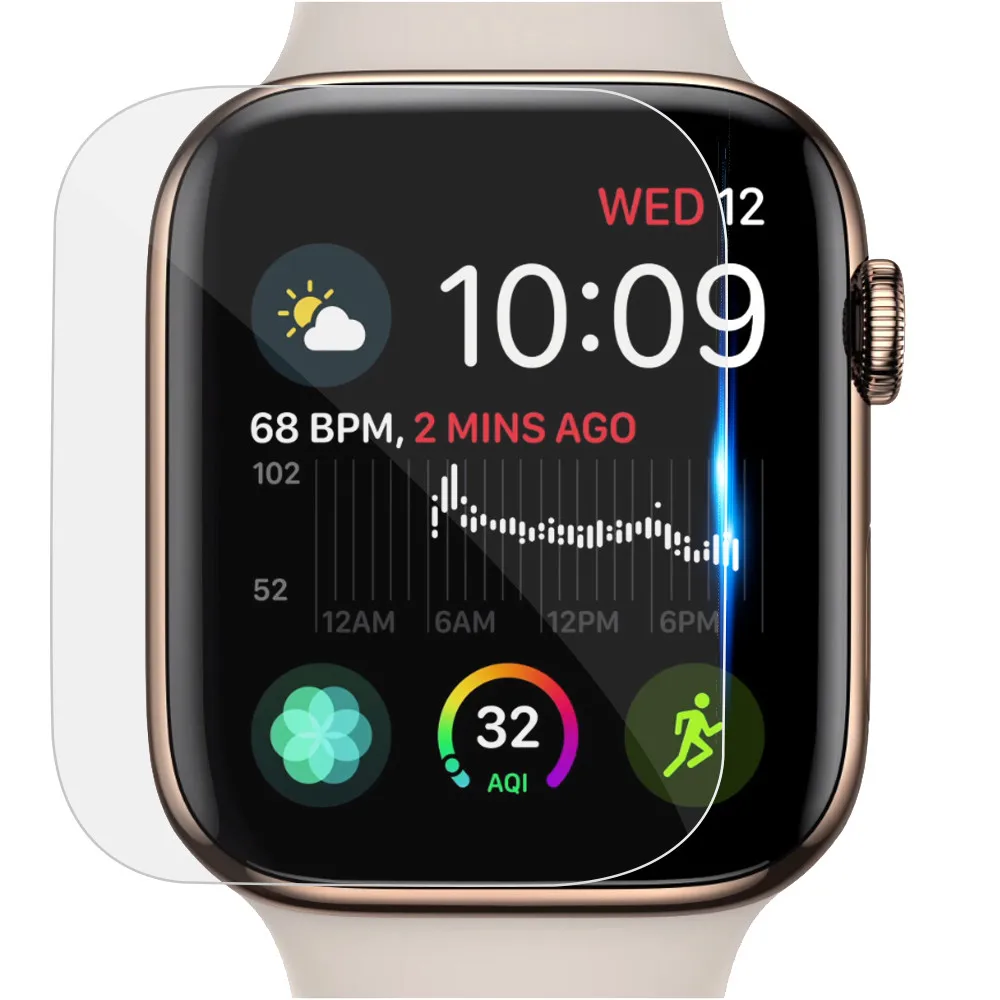 

Fashion Watch Screen Protector For Apple Watch Series 4 HD Full Coverage TPU Screen Protector Film 40/44mm l926#2