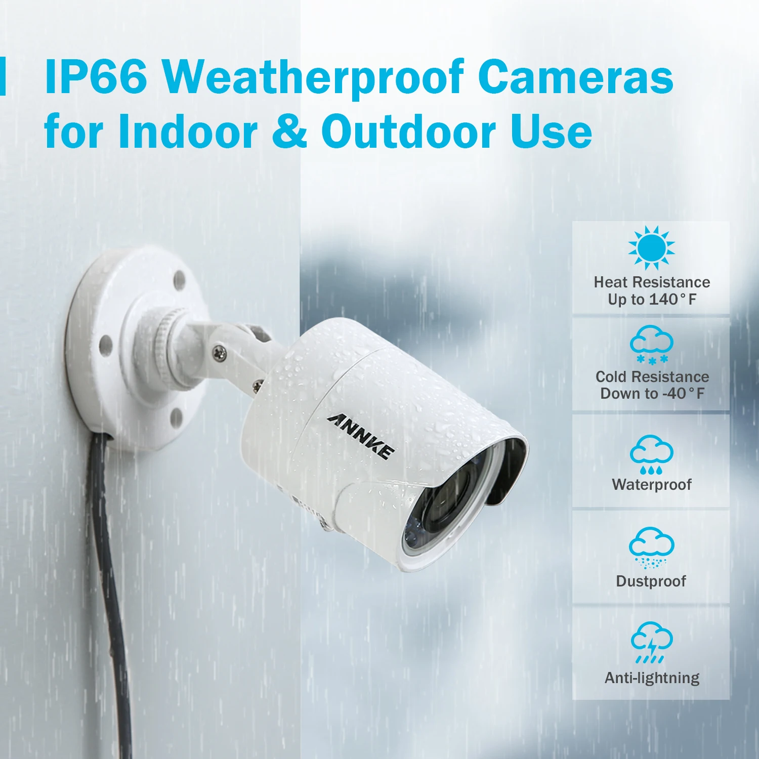 ANNKE 8CH 1080P 5в1 умная домашняя система безопасности 3mp HDMI DVR с 8 шт. HD 2МП TVI всепогодный