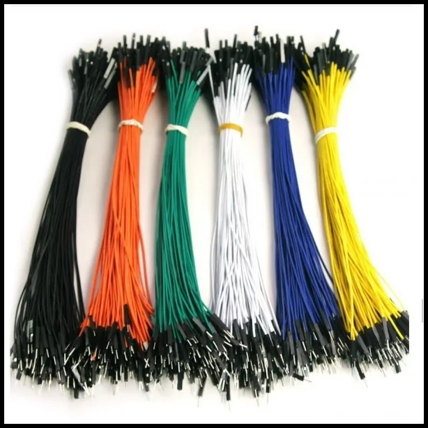 

Free Drop shipping 100pcs/lot New 1p to 1p 20cm random color male to female jumper wire Dupont cable for Arduino
