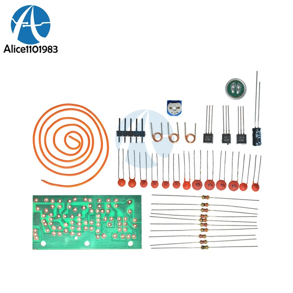 FM Radio High Frequency Wireless Microphone DIY Kits MIC Board Sound