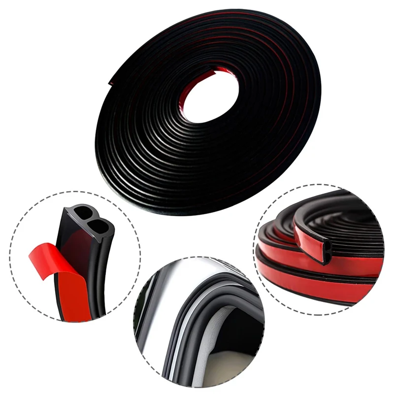 Car Accessories Door Rubber Seal Strips Sticker For Lada granta vesta priora kalina niva largus vaz samara 2106 2108 2109 2110