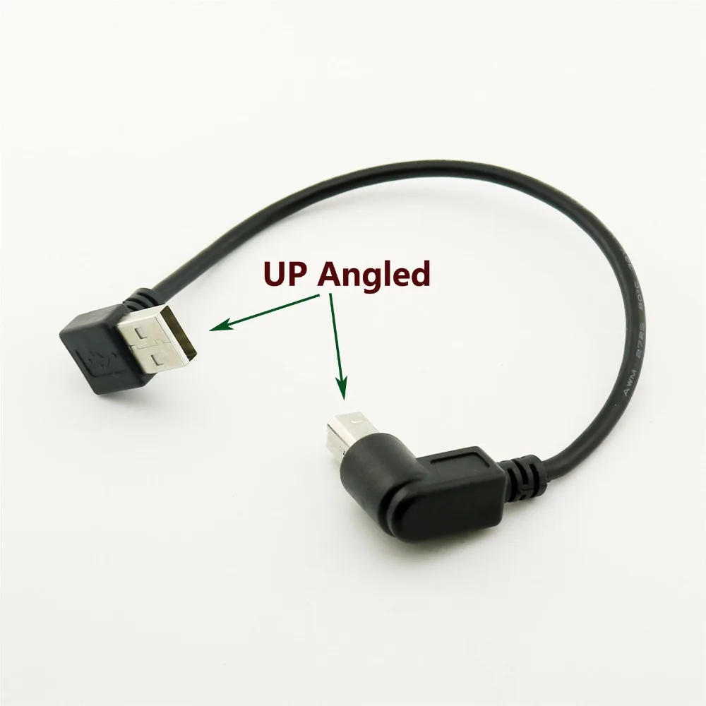 1 шт. штекер USB 2 0 А на B под углом 90 градусов адаптер для принтера сканера шнур 25