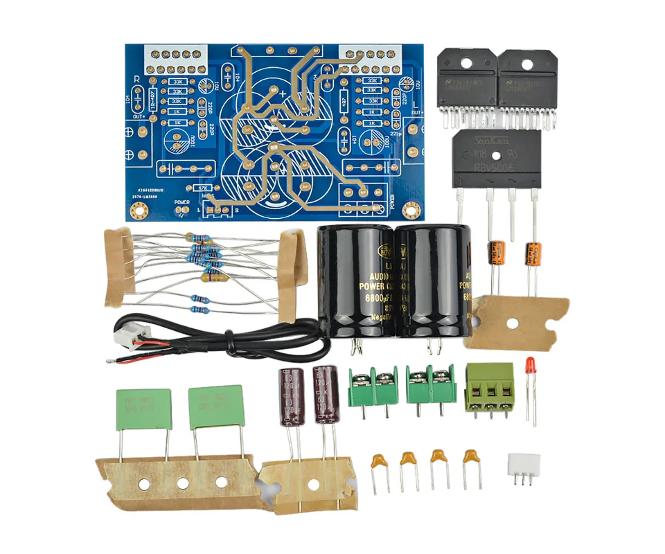 Плата усилителя DIY наборы LM3886 усилитель мощности 68 Вт+ 68 Вт запасные части плата amps