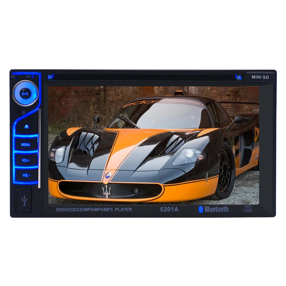 

6.2inch Autoradio 2 Din Car DVD Player MP5/MP4 USB/SD Bluetooth FM/AM Radio Car Audio for BMW Mazda Opel VW Honda Skoda Golf
