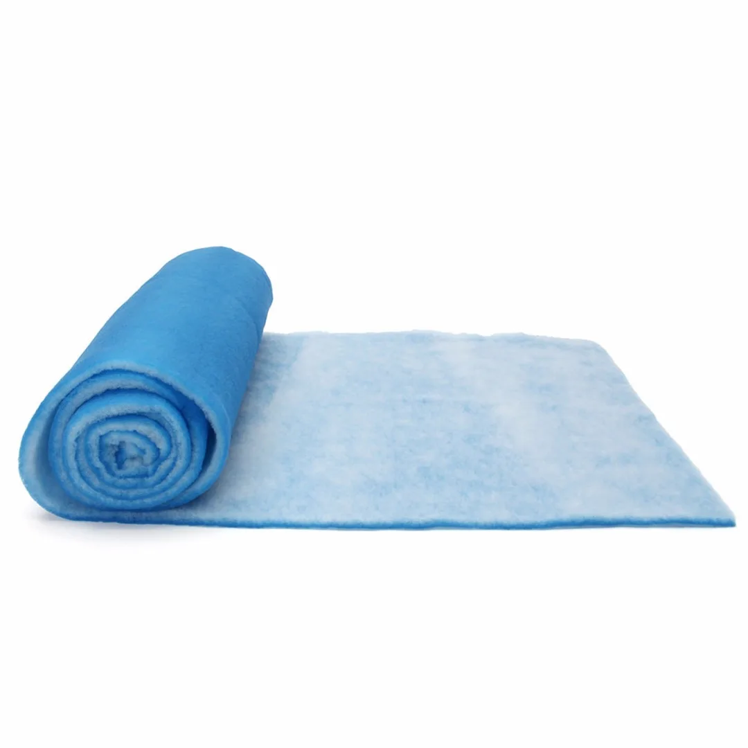 New Blue/White Air Filter Material 20mm Thickness Paint Shop Automobile Car Spray Booth Air Filter Extraction Panel