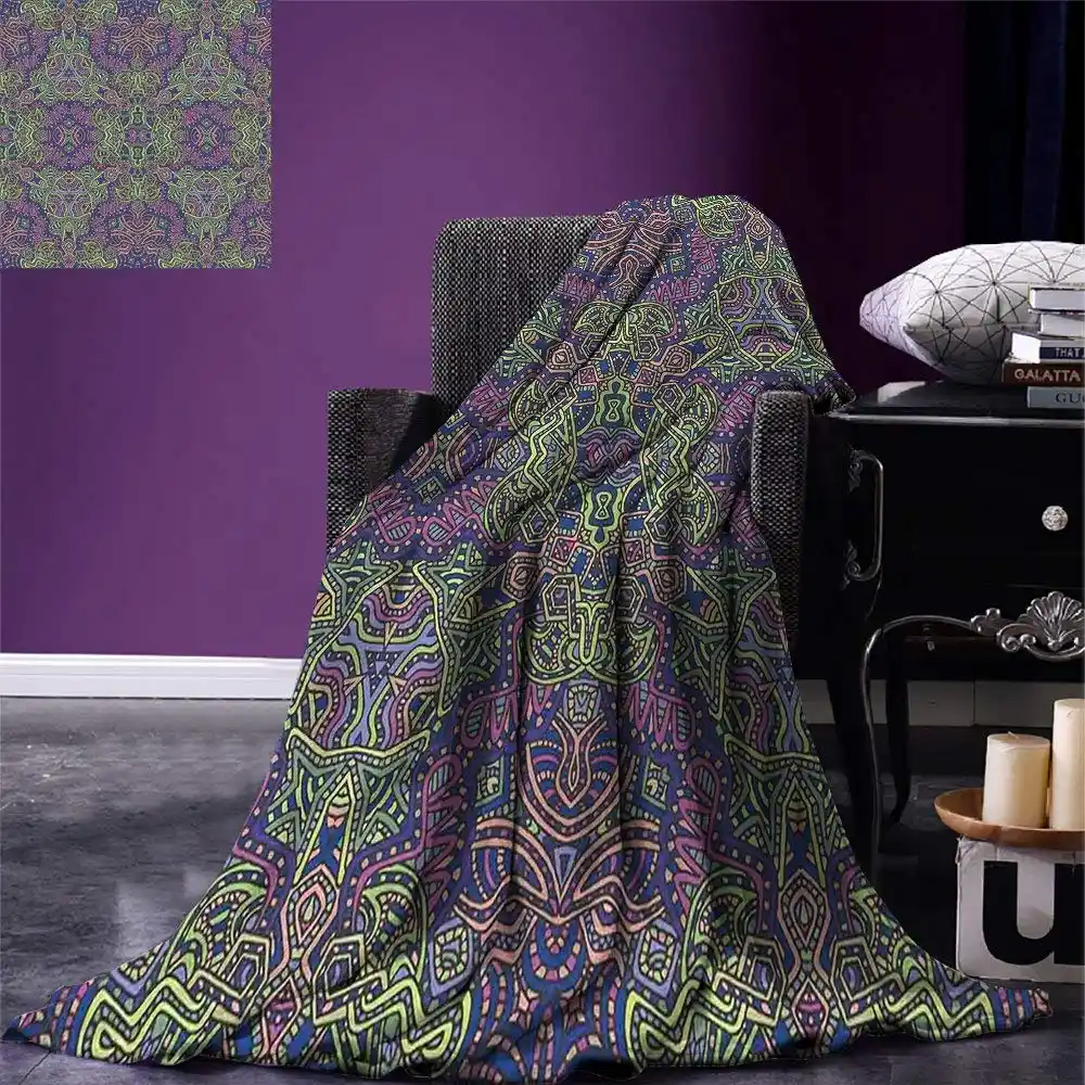 Psychedelic Throw Blanket Fractal Pattern 90s Style Tribal Themed Modern Mandala Bohemian Hippie Print Warm Microfiber Blankets Aliexpress Psychedelic Throw Blanket Fractal Pattern 90s Style Tribal Themed Modern Mandala Bohemian Hippie Print Warm Microfiber Blankets Aliexpress