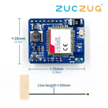 

SIM7020 SIM7020E development board B1/B3/B5/B8/B20/B28 LTE NB-IoT SMT type M2M module instead SIM800C