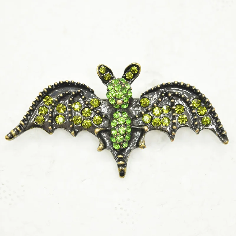 

Wholesale 60piece/lot Mixed Color (Can Notes Color) Rhinestones Bats Brooches Fashion Brooch Pin Gift Jewelry C101003