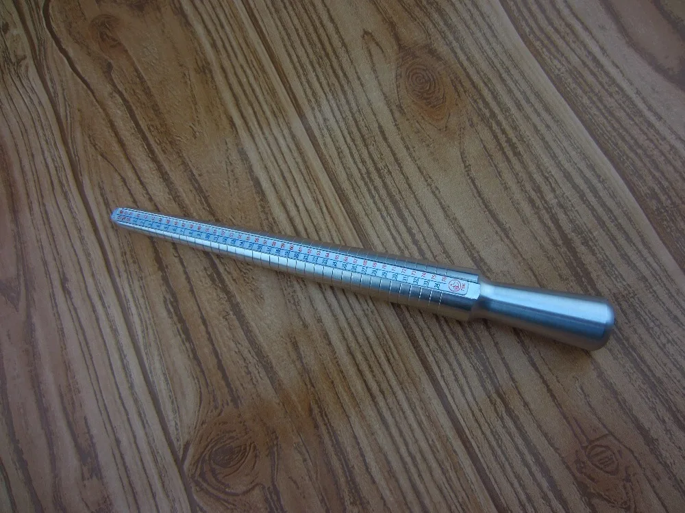 free shipping HK hongkong ring plastic measuring stick gauge scale, 4