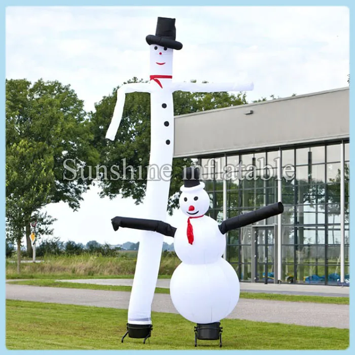 Christmas inflatable snowman air dancer sky dancer inflatable snowman