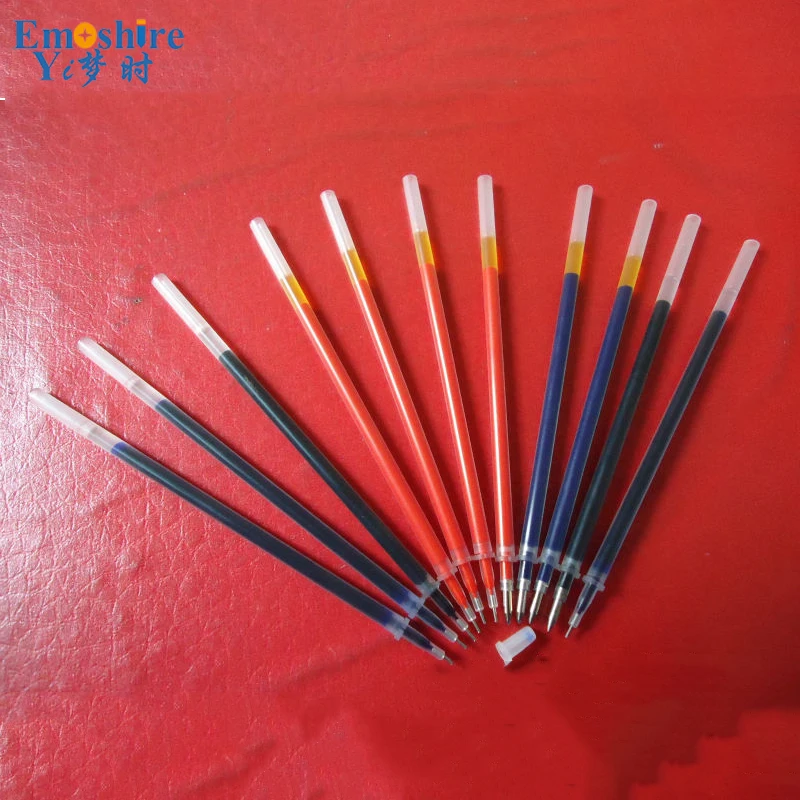 

100pcs/lot 0.5mm Waterproof Roller Ball Ballpoint Pen Stander Refill Lead Rods Black Blue Office School Writing Supplies P315