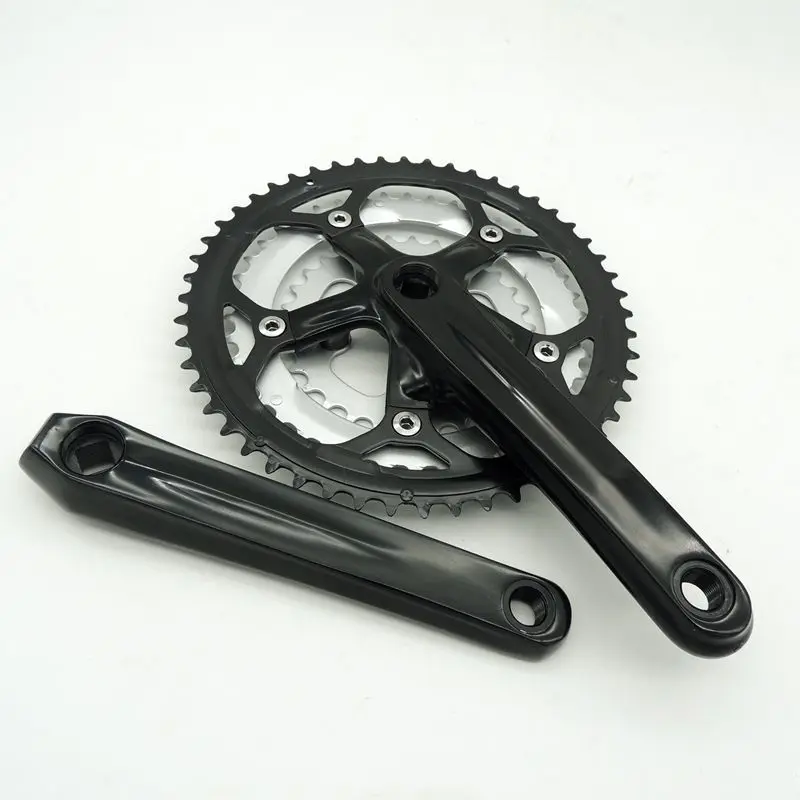 

QW aluminum alloy 172.5 mm 52/42/30T mtb mountain bike crank set chain wheel