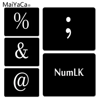 

MaiYaCa Funny Keyboard symbol DIY Design Pattern Game mousepad Size for 180x220x2mm and 250x290x2mm Small Mousepad