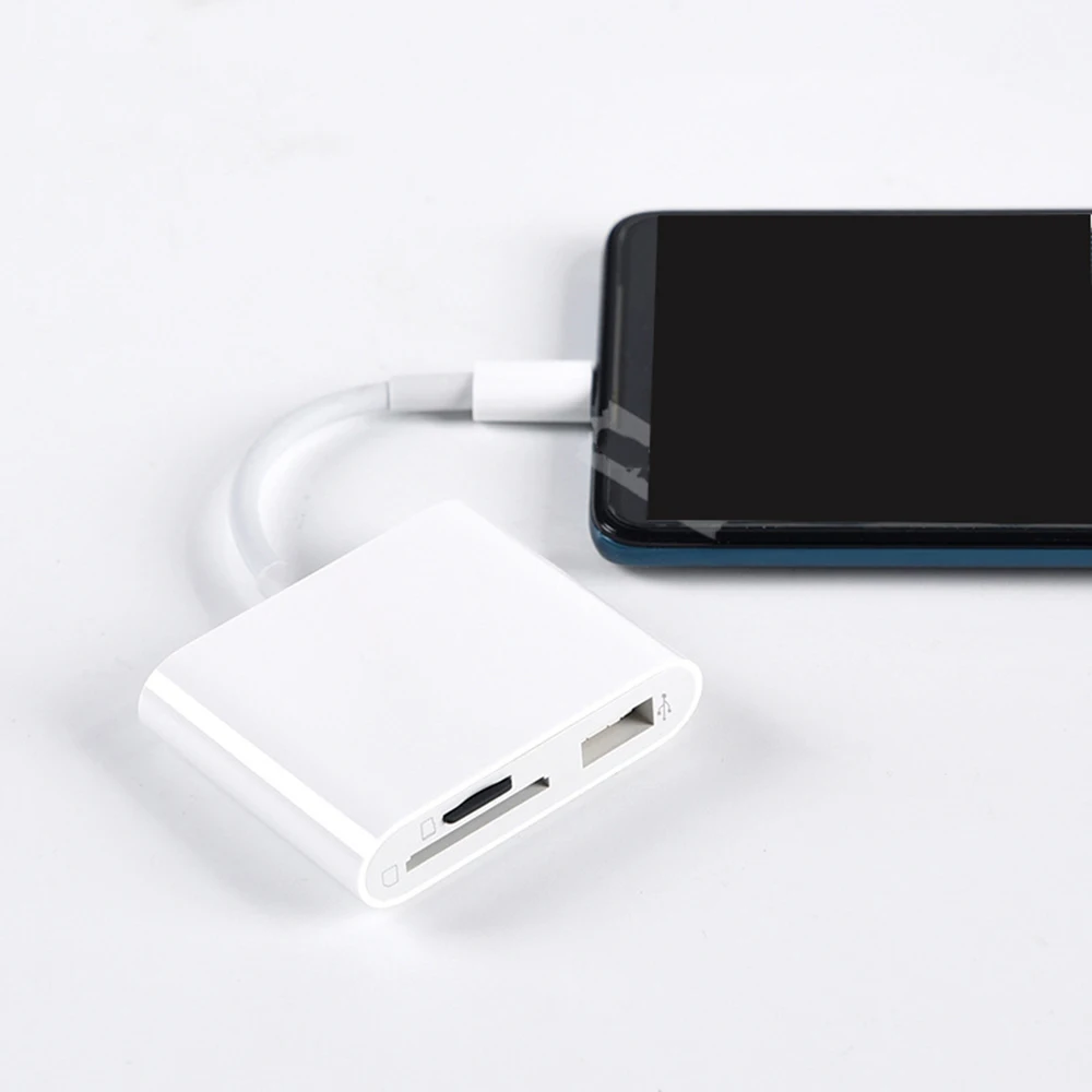 3 в 1 кардридер для SD и TF карт|USB-хабы| |