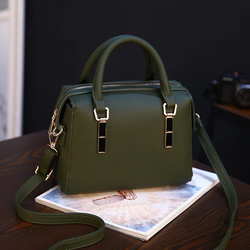 Женские сумки, роскошные сумки, известный дизайнер, женские сумки-мессенджеры, повседневные сумки-тоут, дизайнерские, высокое качество, новинка, внутренний карман - Цвет: Зеленый