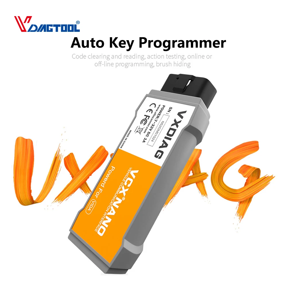 VXDIAG VCX NANO Support For Volvo Car Key Programmer With Multi