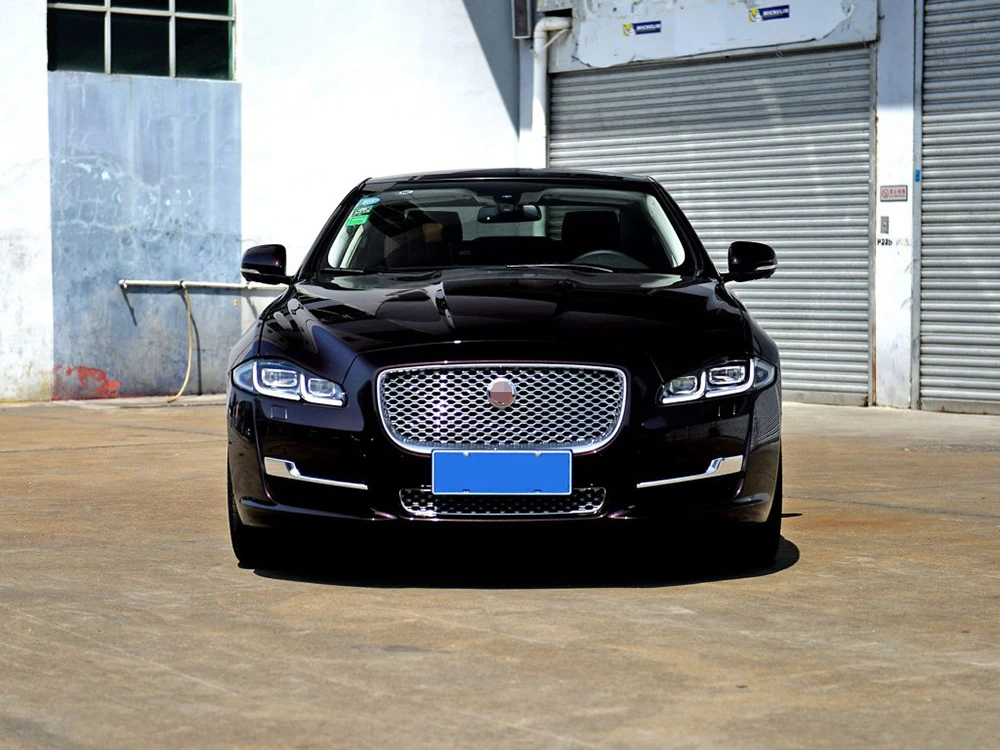 Для Jaguar XJ 2010 2011 2012 2013 фары автомобиля прозрачные линзы авто чехол