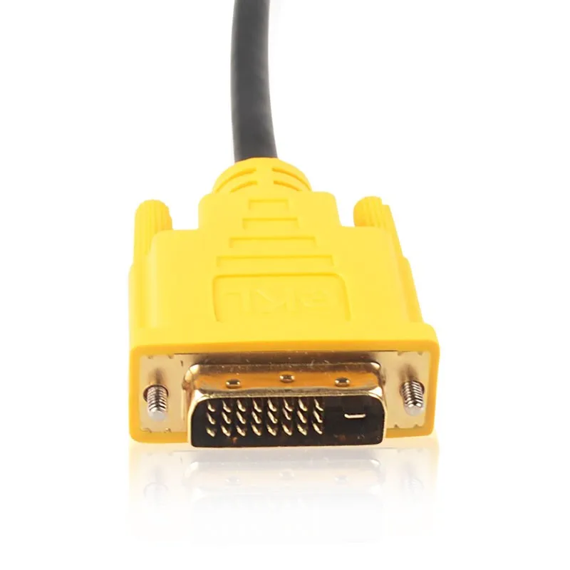 EKL Высокоскоростной hdmi кабель 1,5 м 3 м 5 м HDMI к DVI DVI-D 24+ 1 pin адаптер Кабели 3D1080p для lcd DVD HDTV xbox PS3