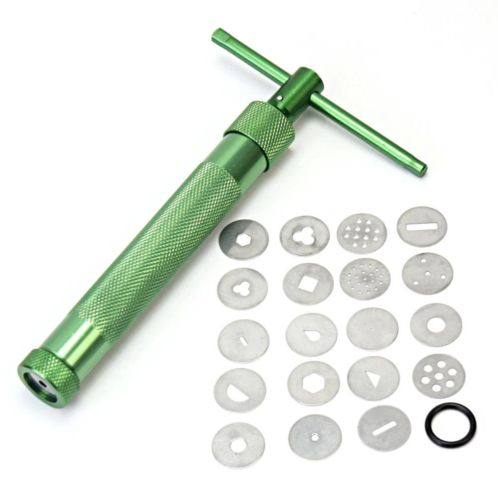 Cake Decor Sugarcrafts Clay Fimo Extruder Sculpting Crafts Gun Home Tool Cake Decor Sugarcrafts Clay Fimo Extruder Sculpting Crafts Gun Home Tool