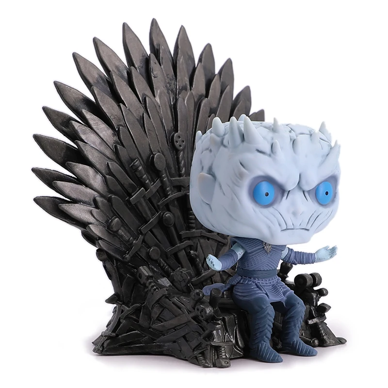 

Night King Toy Game of Thrones Figure Night King in Throne Latest Edition Iron Throne PVC Vinyl Figure Toys