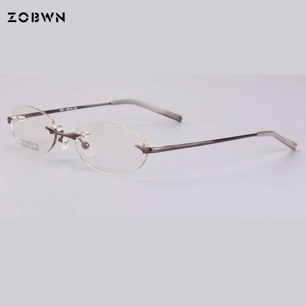 Rimless goggle eyeGlasses Spectacle Frame butterfly glasses Anti