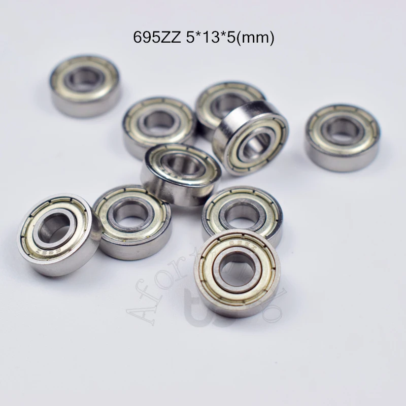 695ZZ W5 5*13*5 (мм) 10 шт. Подшипник Бесплатная доставка ABEC 5 подшипники уплотнение