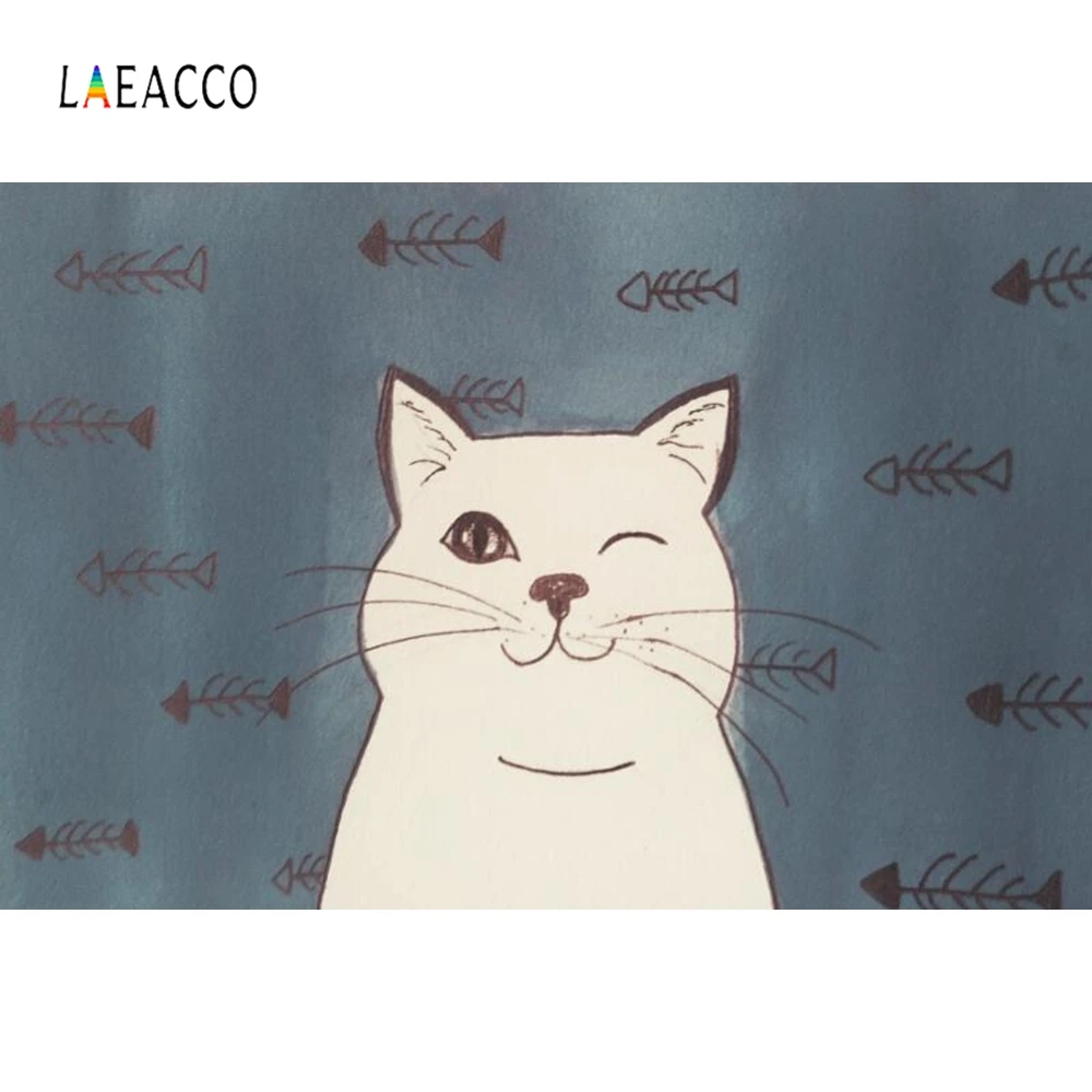 

Laeacco Cartoon Dog Pat Backdrop Baby Portrait Photography Background Customized Photographic Backdrops For Photo Studio