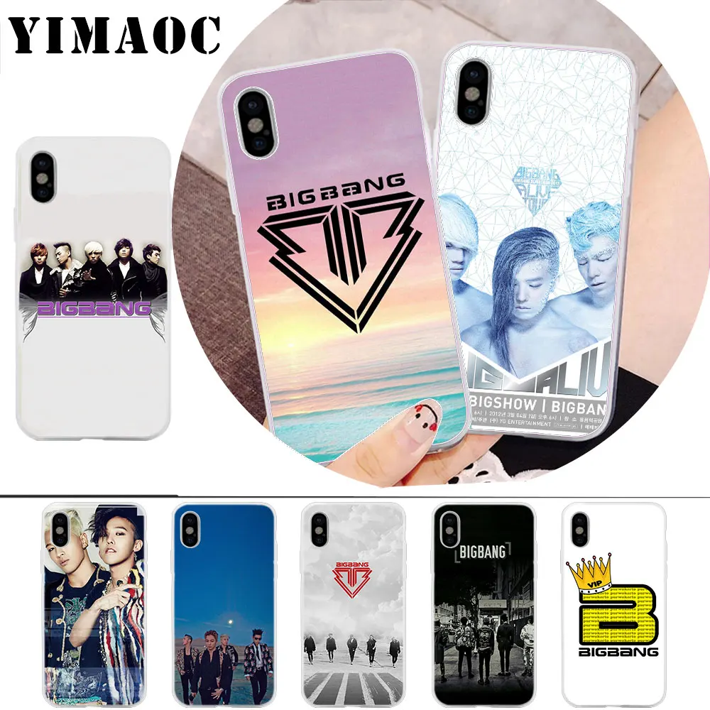

YIMAOC BIG BANG Soft Silicone Case for iPhone X r s Xr Xs Max 8 7 6S 6 Plus 5 5s SE