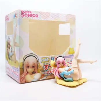 

Japanese Sexy Girl Anime SUPERSONICO couch lift the foot ver. PVC action figure collectible model toys for kids childrens gift