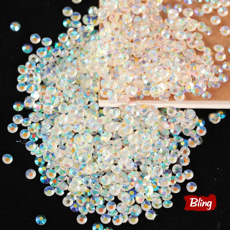 Стразы прозрачные без горячей фиксации 2 мм 2000 шт. B0795|crystal ab rhinestones|ab rhinestonescrystal |