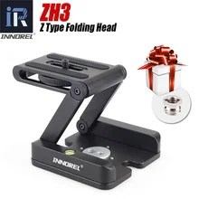 Zh3 profissional z cabeça flexível tripé de câmera z pan & tilt alumínio dobrável z tripé cabeça solução fotografia estúdio