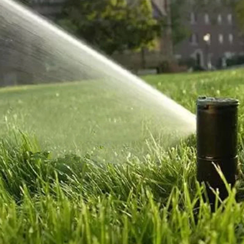 Спринклер черный подземный газон 40-360 градусов водяная Насадка На садовый шланг теплица адаптер Автоматическая оросительная система